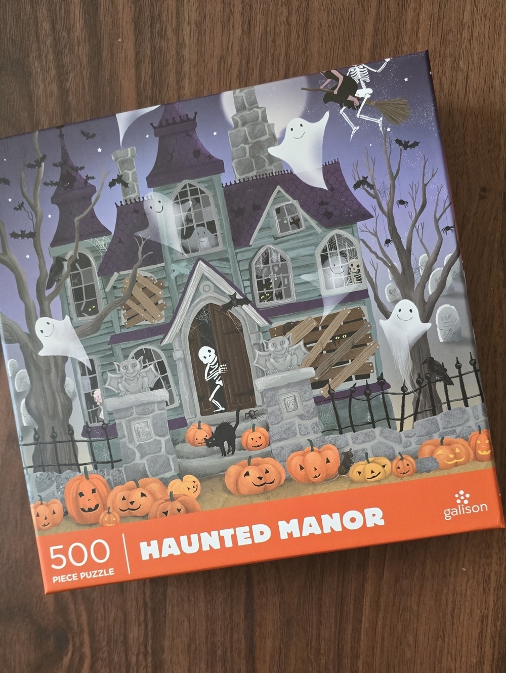 Galison Haunted Manor 500 Piece Puzzle Halloween